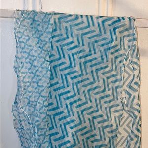 Charming Charlie’s chevron print scarf